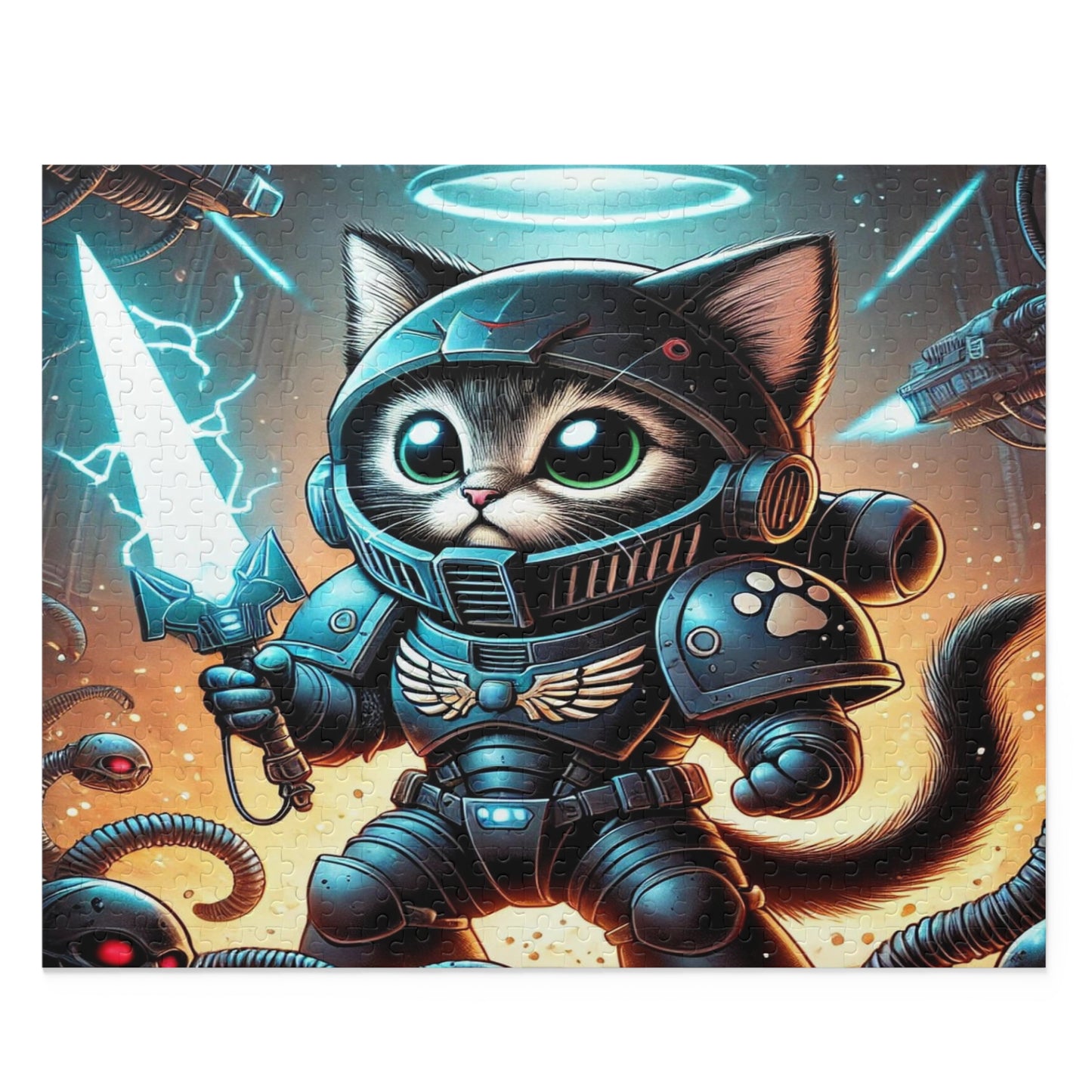 $SKITTEN -- Puzzle (120, 252, 500-Piece) -- Battle Cat