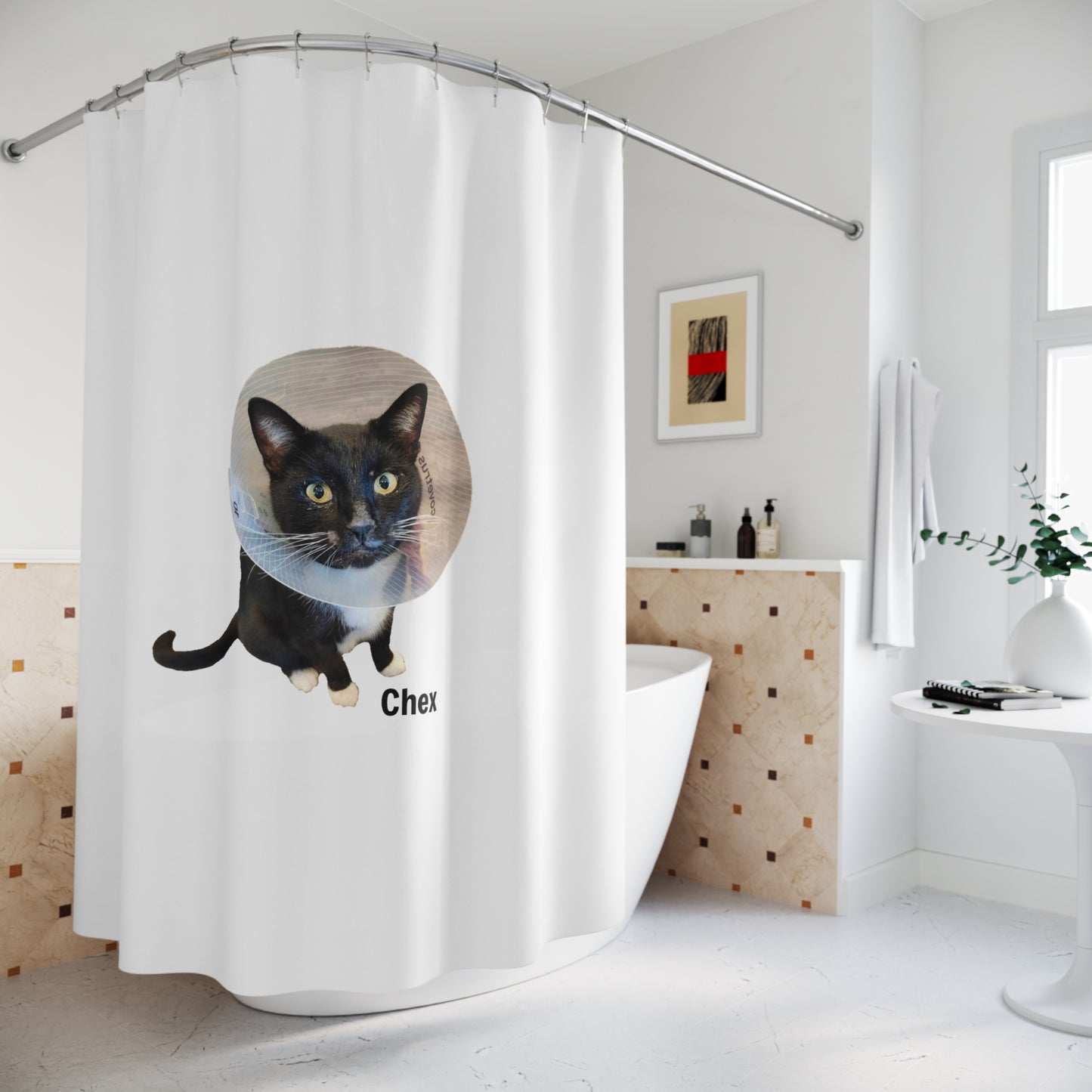 $SKITTEN --- Shower Curtains -- Chex