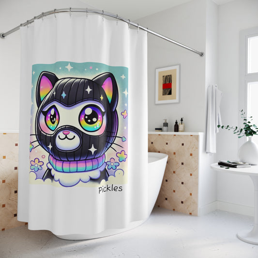 $SKITTEN --- Shower Curtains -- Pickles