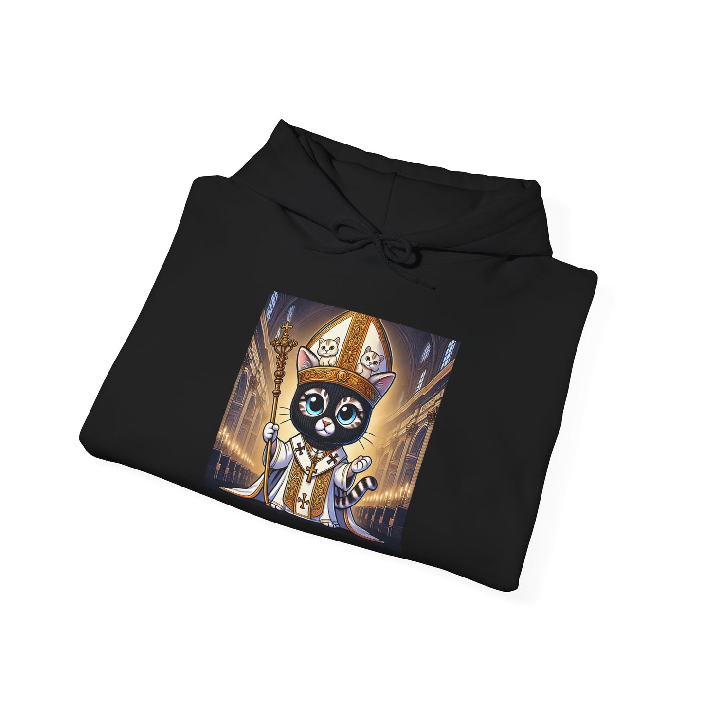 $SKITTEN -- Unisex Heavy Blend™ Hooded Sweatshirt -- Pope