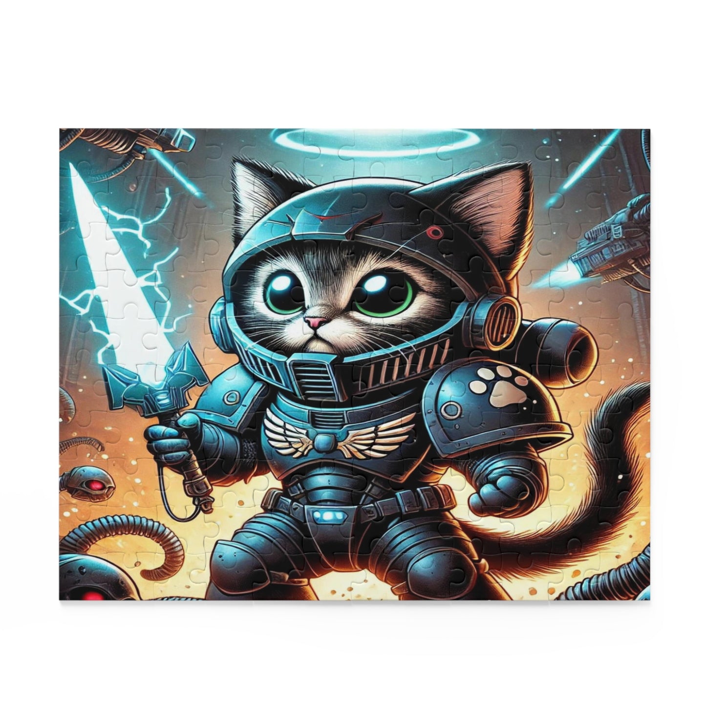 $SKITTEN -- Puzzle (120, 252, 500-Piece) -- Battle Cat