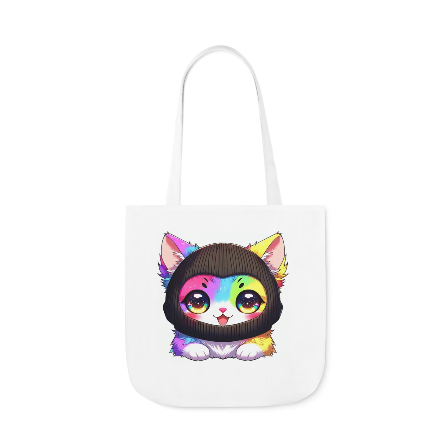 $SKITTEN -- Canvas Tote Bag, 5-Color Straps - Anime, Cutie