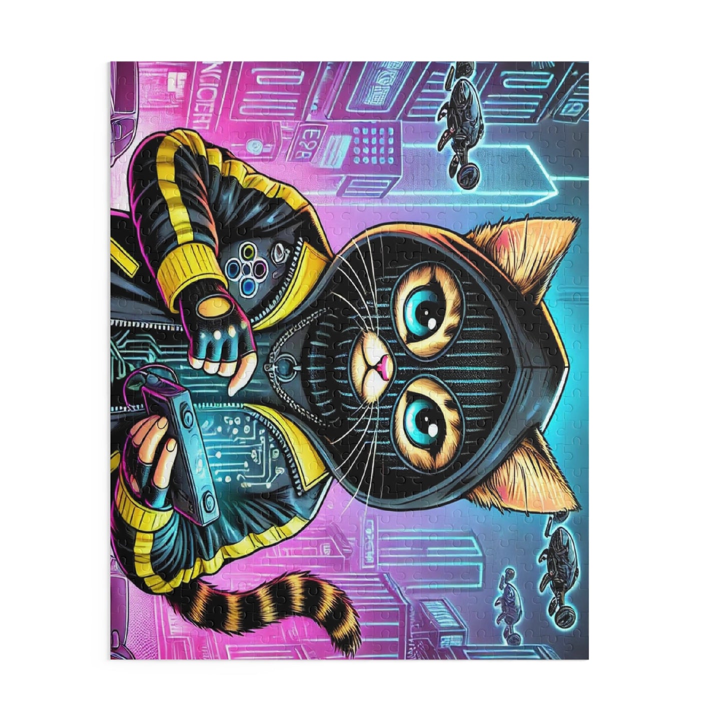 $SKITTEN -- Puzzle (120, 252, 500-Piece) -- Cyber Cat