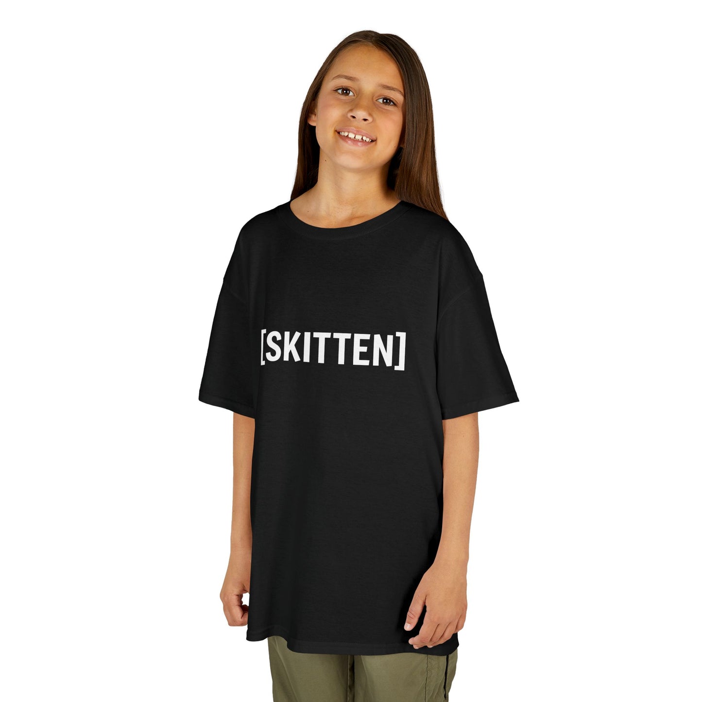 $SKITTEN -- Kids Heavy Cotton™ Tee -- UFO, Beam Me Up