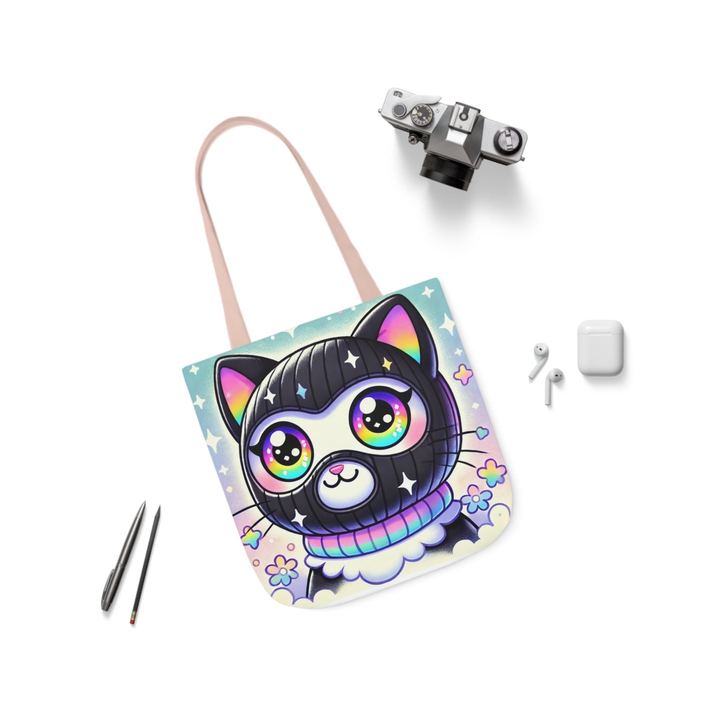 $SKITTEN -- Canvas Tote Bag, 5-Color Straps - Pickles