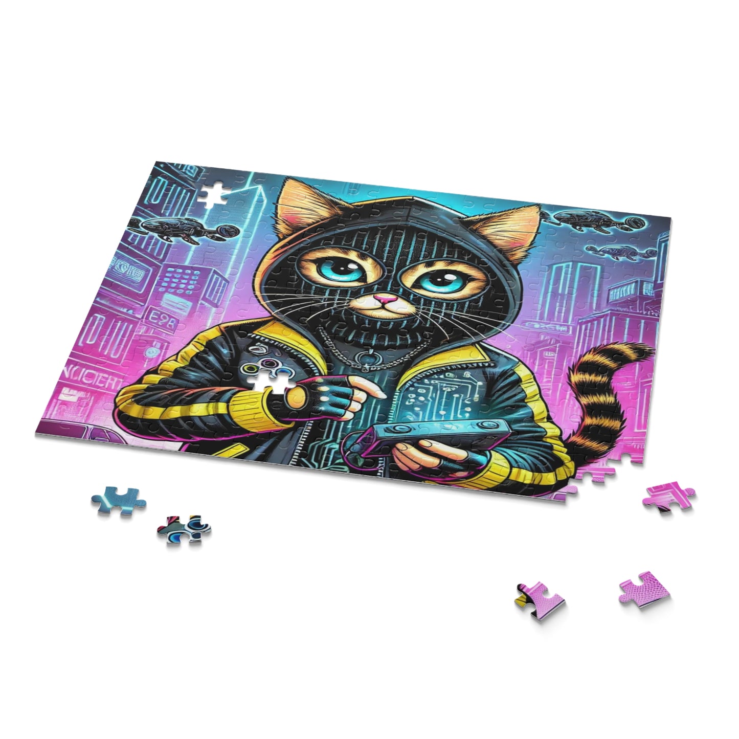 $SKITTEN -- Puzzle (120, 252, 500-Piece) -- Cyber Cat