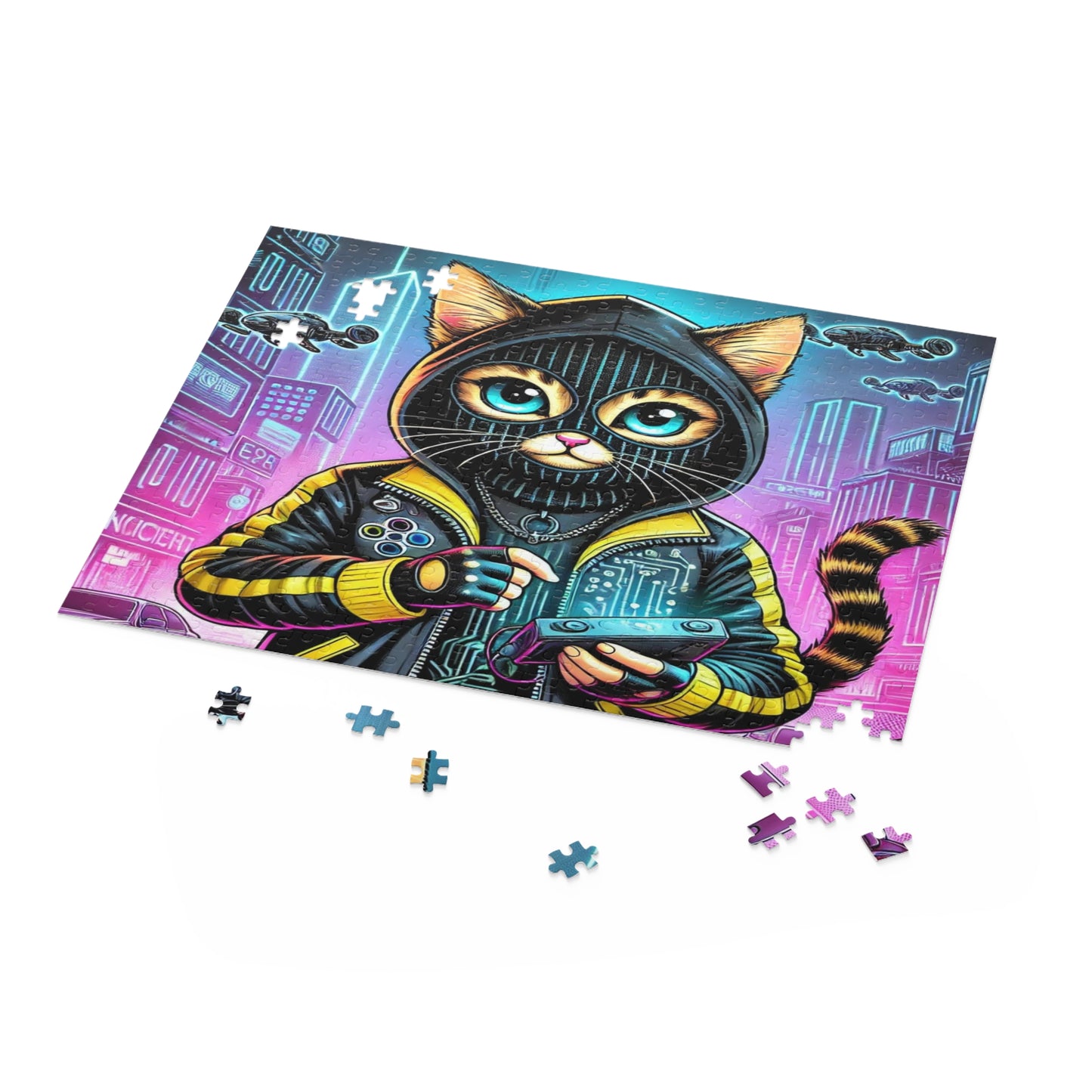 $SKITTEN -- Puzzle (120, 252, 500-Piece) -- Cyber Cat