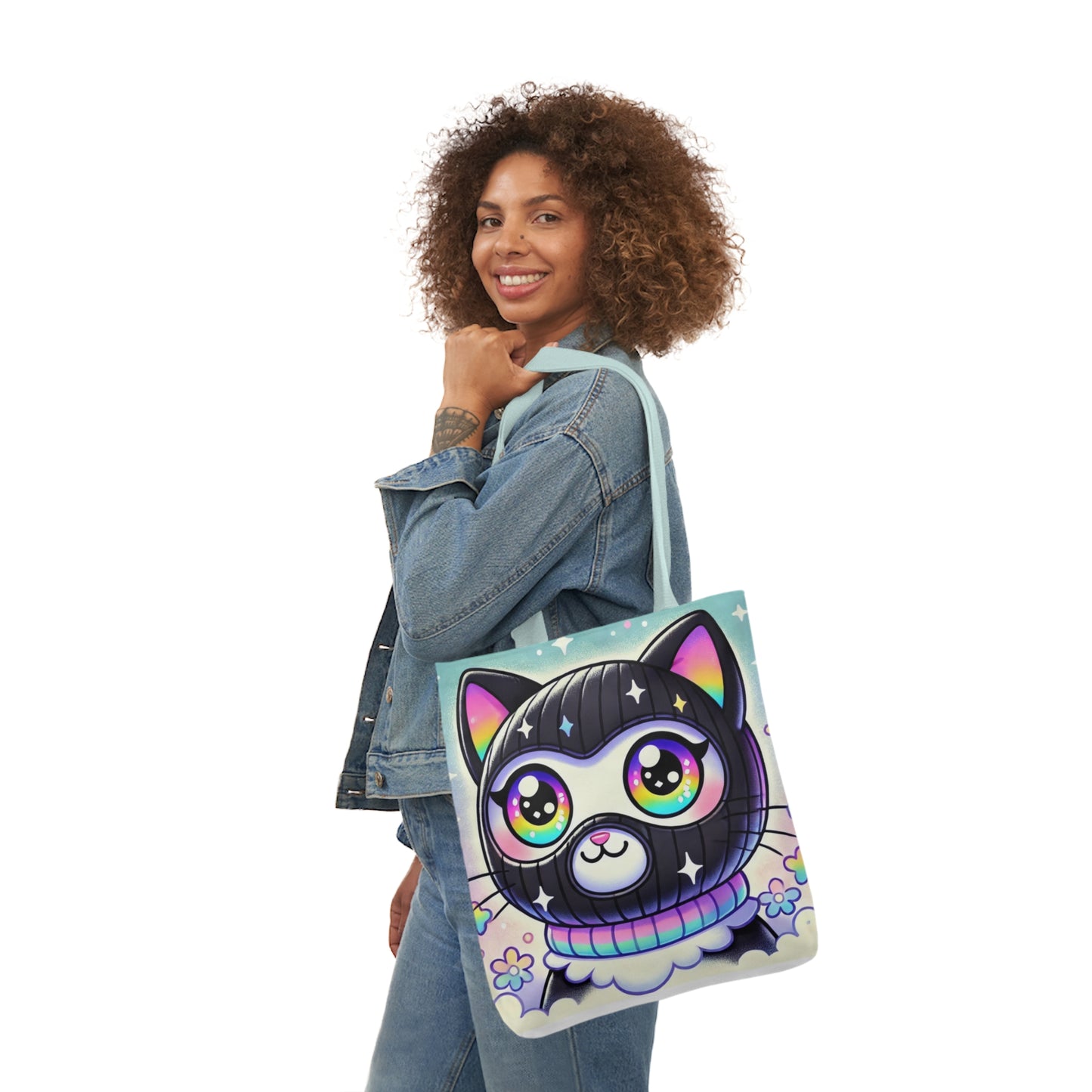 $SKITTEN -- Canvas Tote Bag, 5-Color Straps - Pickles