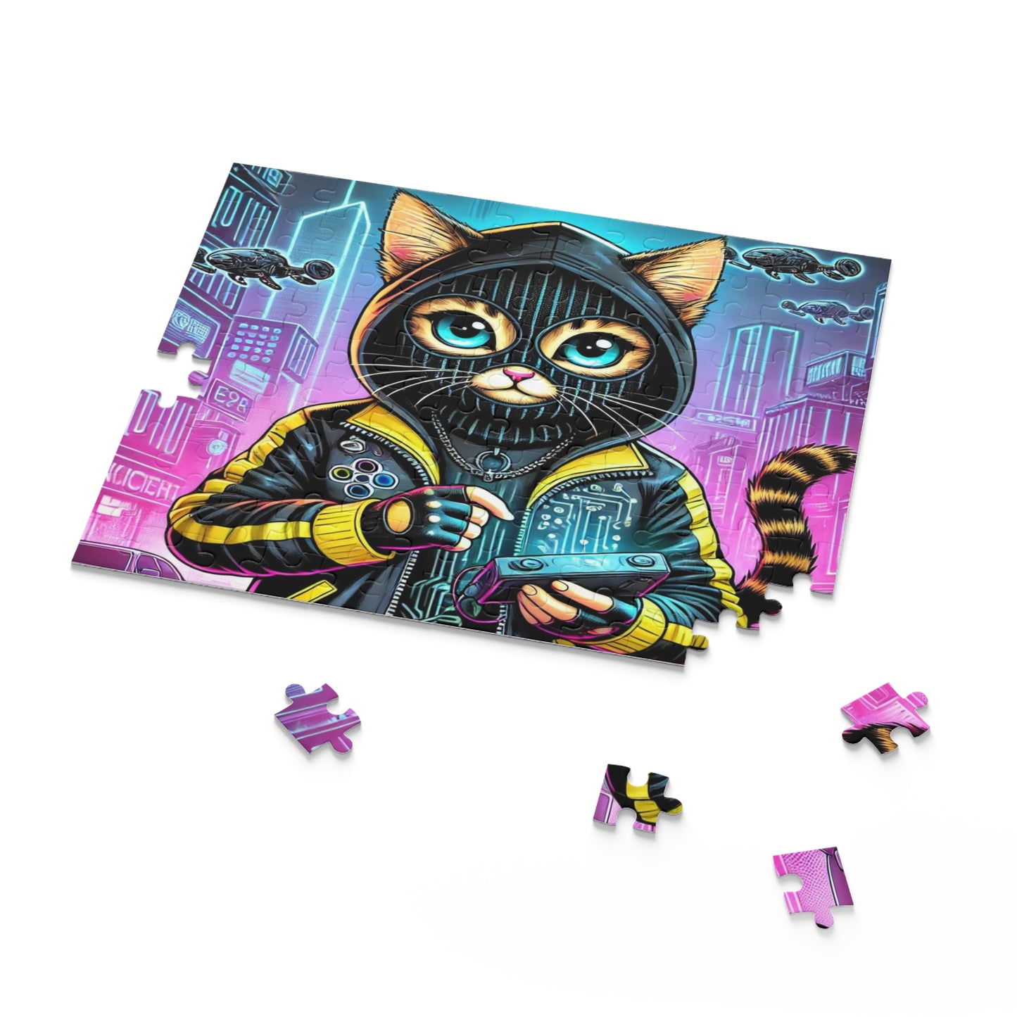 $SKITTEN -- Puzzle (120, 252, 500-Piece) -- Cyber Cat