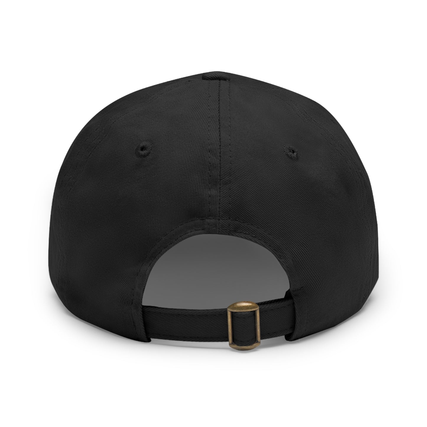 $SKITTEN -- Dad Hat with Leather Patch (Rectangle)