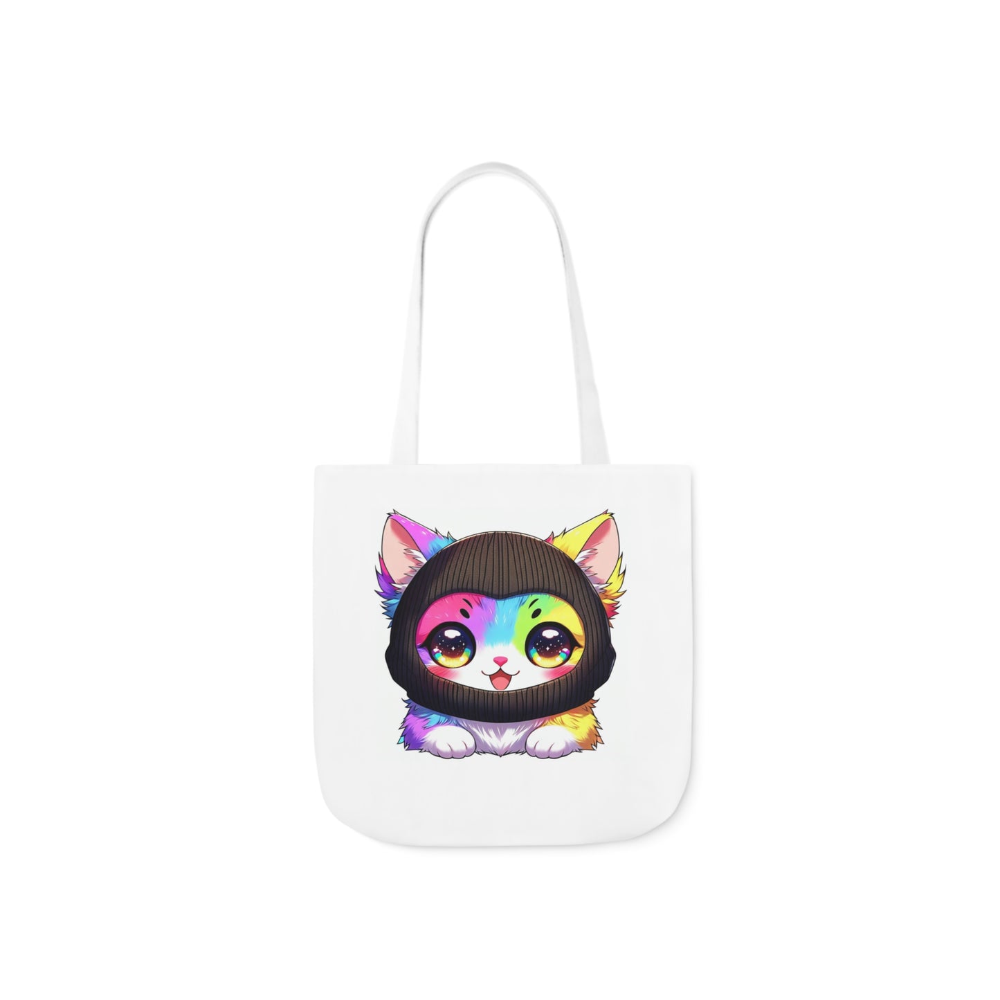 $SKITTEN -- Canvas Tote Bag, 5-Color Straps - Anime, Cutie