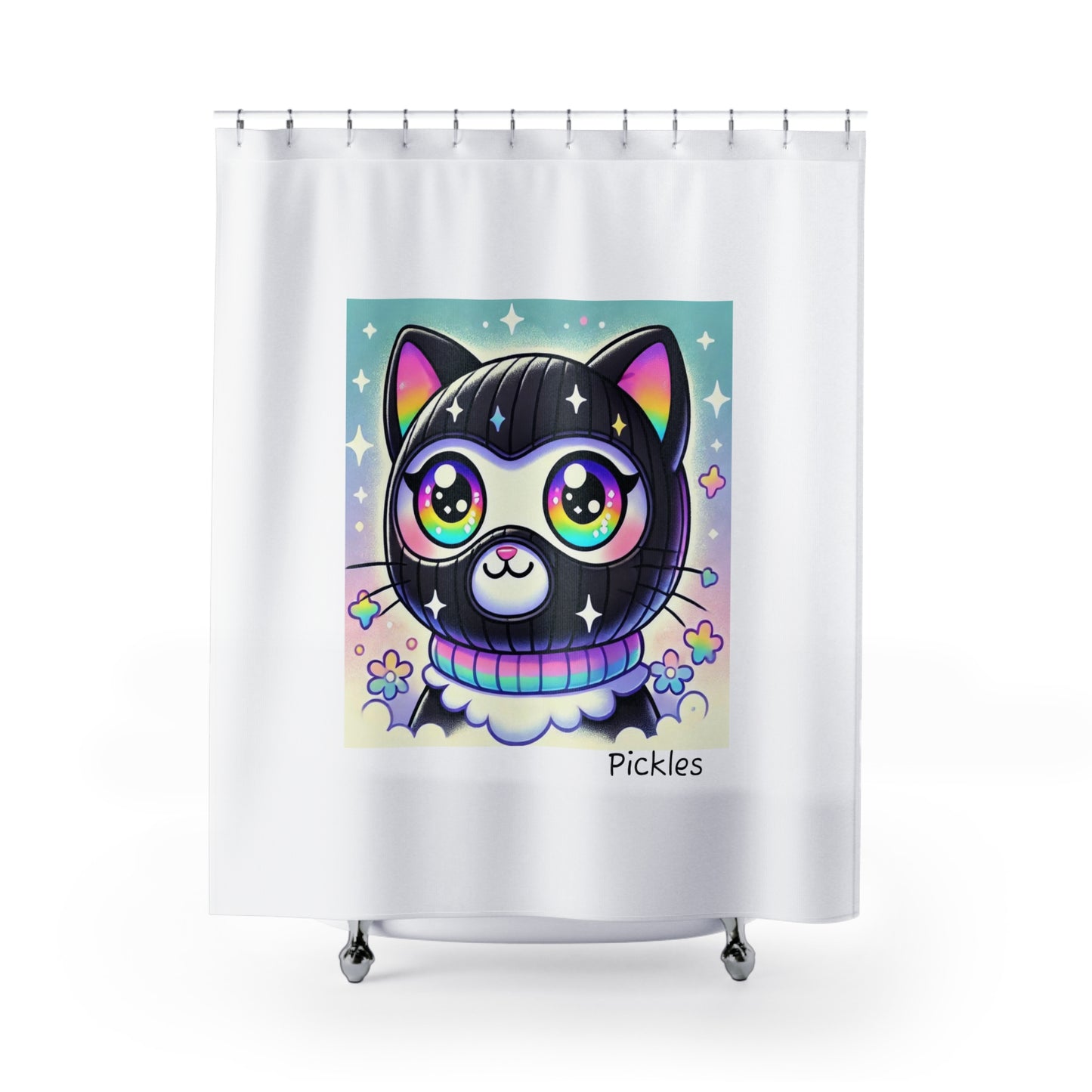 $SKITTEN --- Shower Curtains -- Pickles