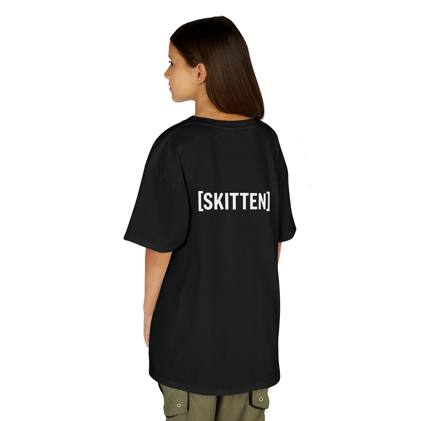 $SKITTEN -- Kids Heavy Cotton™ Tee -- UFO Selfie