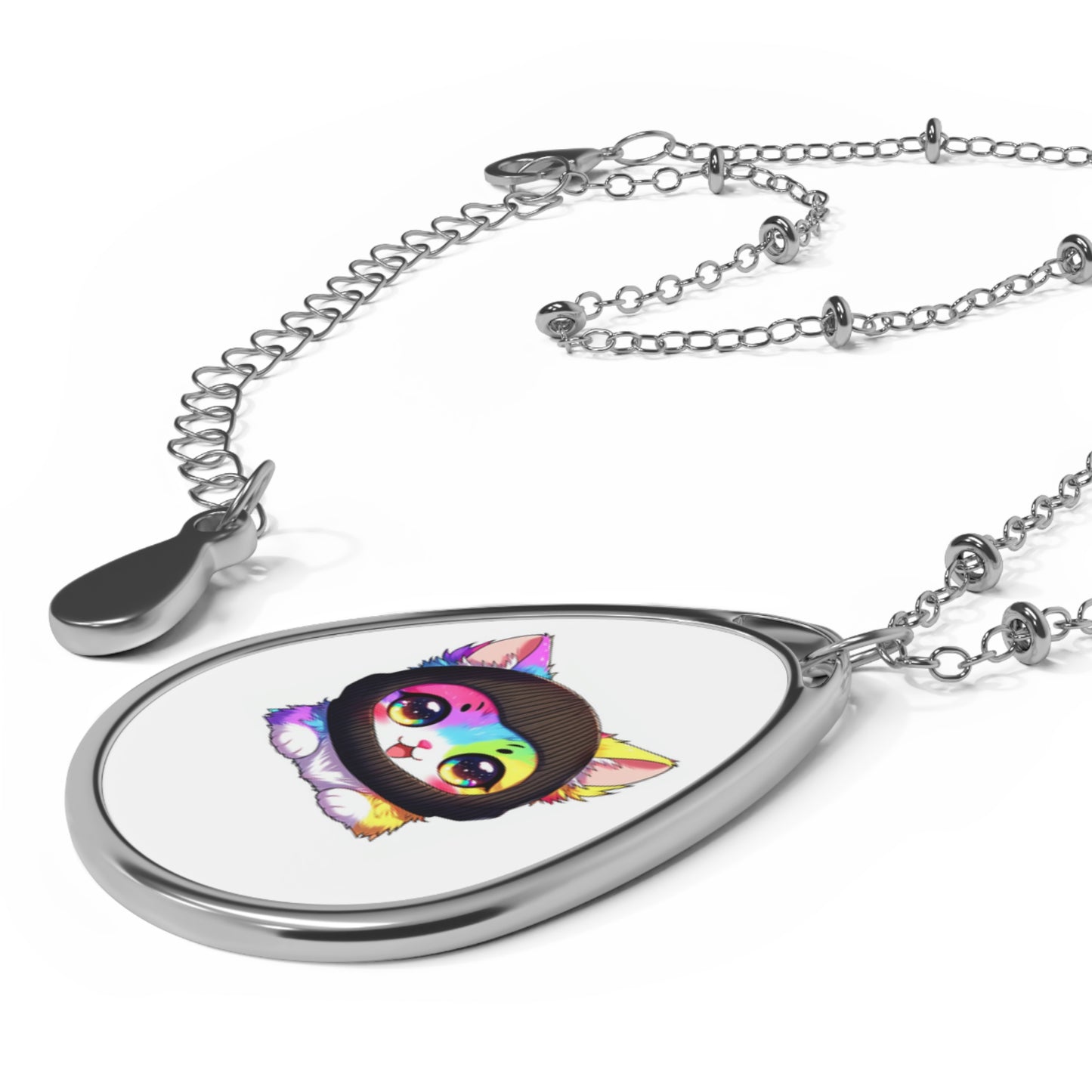 $SKITTEN -- Oval Necklace -- Cutie