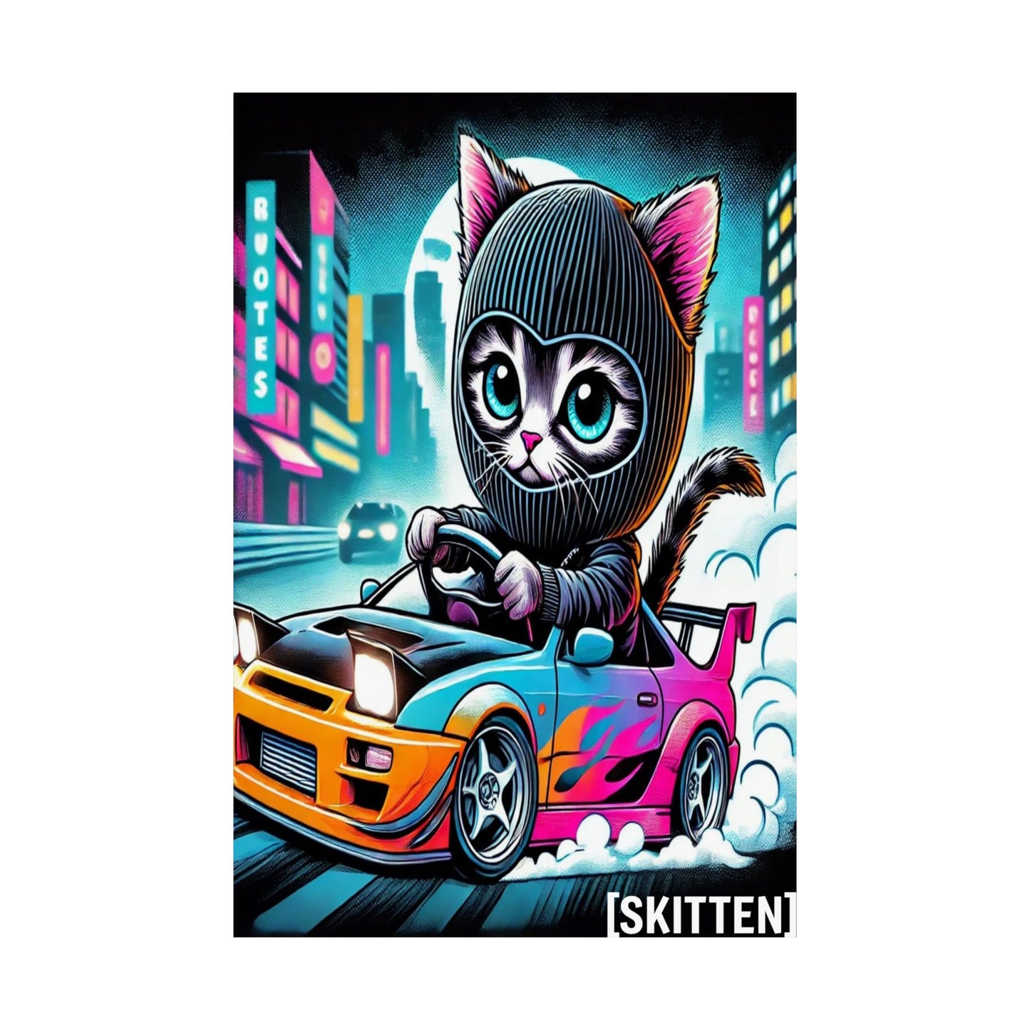 $SKITTEN -- Matte Vertical Posters -- Drift