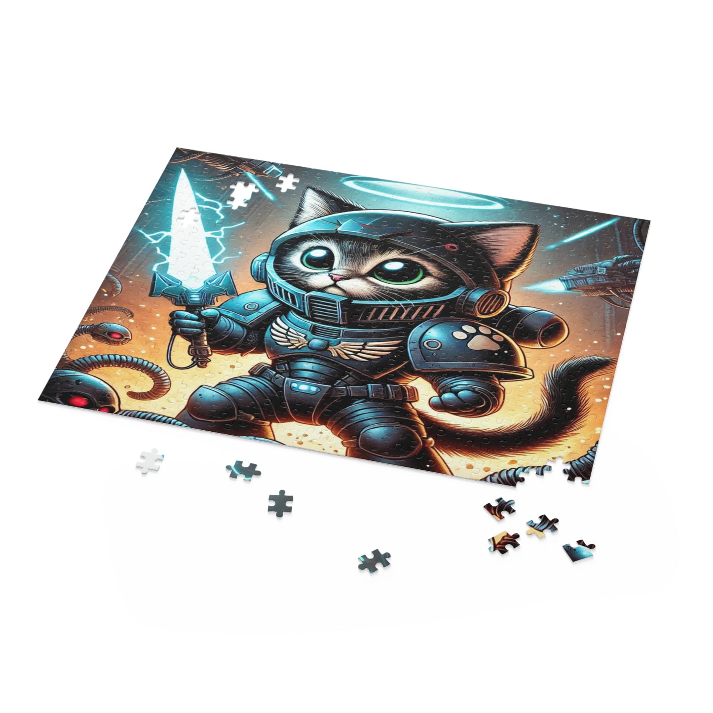 $SKITTEN -- Puzzle (120, 252, 500-Piece) -- Battle Cat