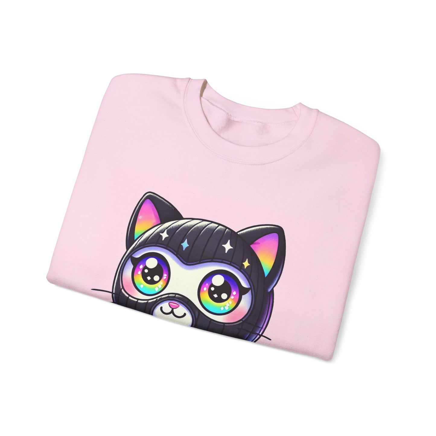 $SKITTEN -- Unisex Heavy Blend™ Crewneck Sweatshirt -- Pickles, pink