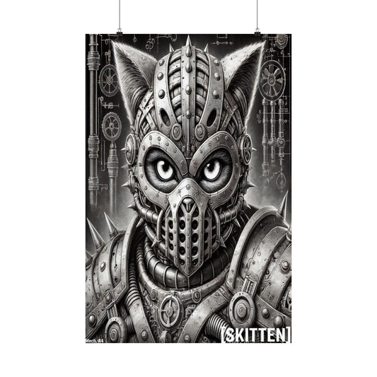 $SKITTEN -- Matte Vertical Posters -- Steam Punk #3