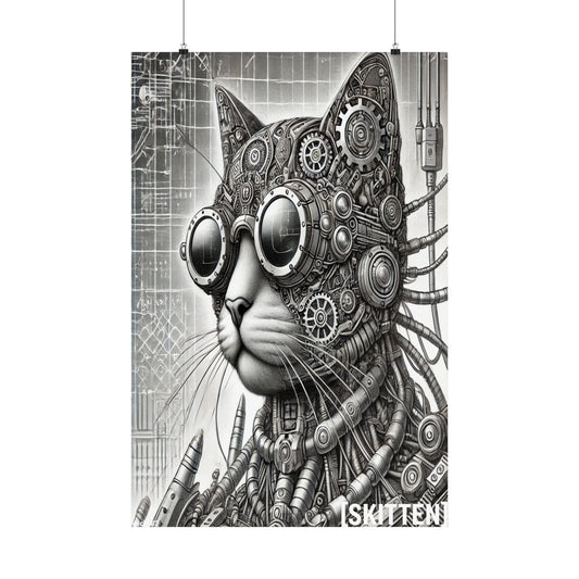 $SKITTEN -- Matte Vertical Posters -- Steam Punk #1