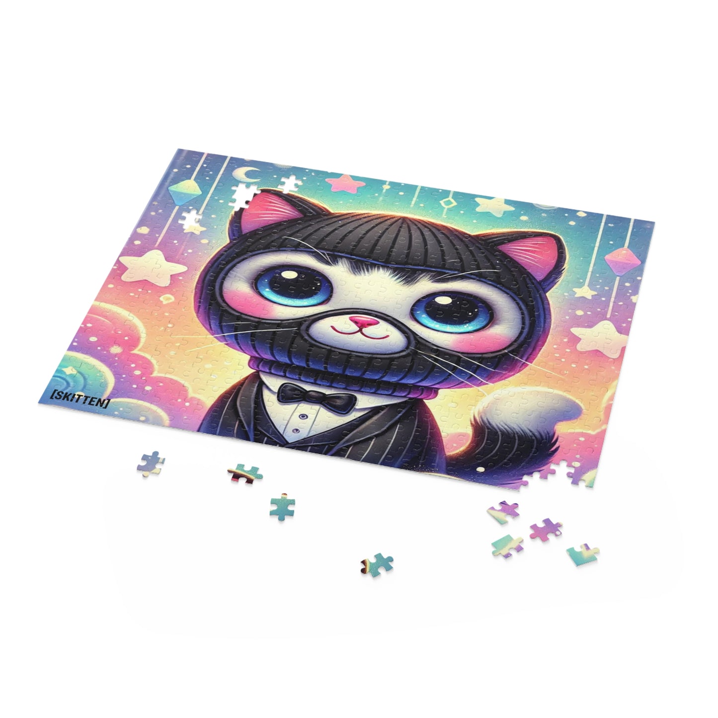 $SKITTEN -- Puzzle (120, 252, 500-Piece) --  Mr. Tux