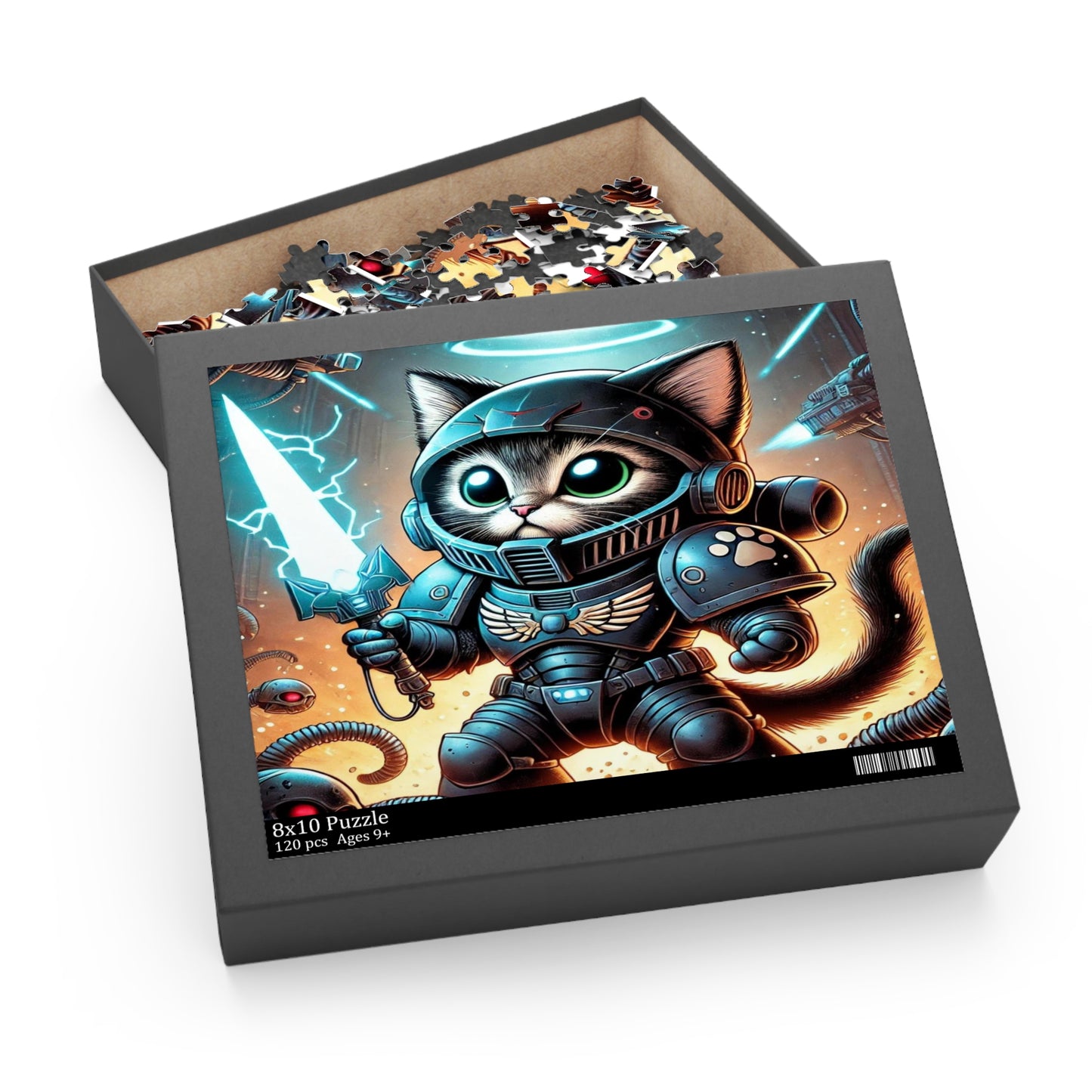 $SKITTEN -- Puzzle (120, 252, 500-Piece) -- Battle Cat