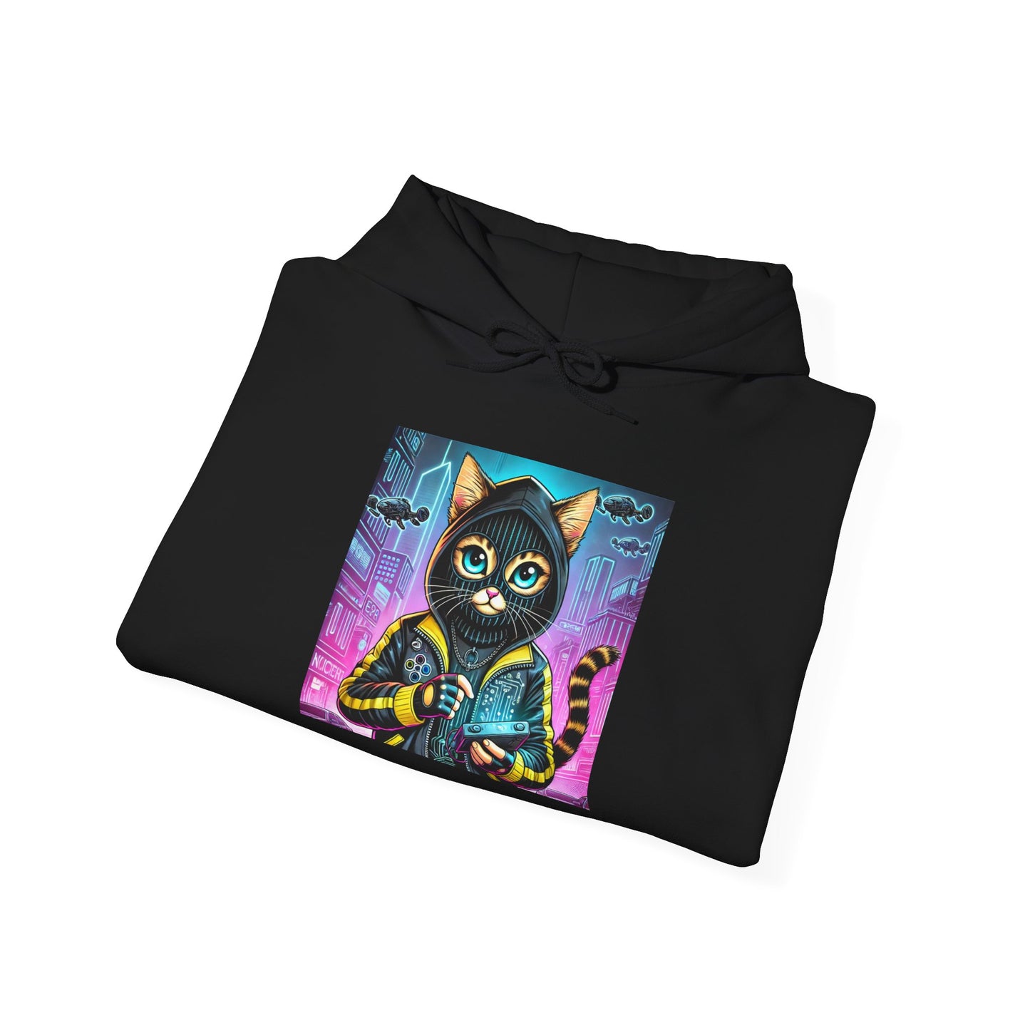 $SKITTEN Unisex Heavy Blend™ Hooded Sweatshirt -- CyberPunk