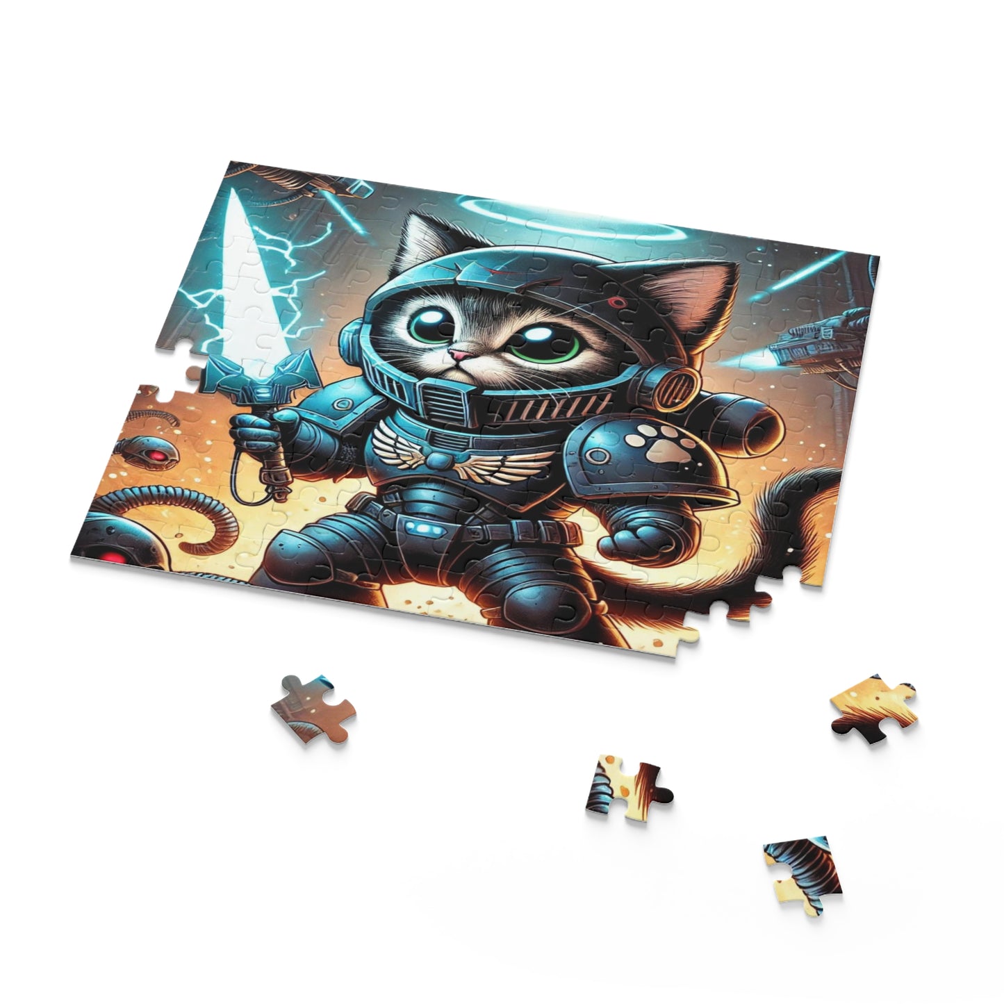 $SKITTEN -- Puzzle (120, 252, 500-Piece) -- Battle Cat