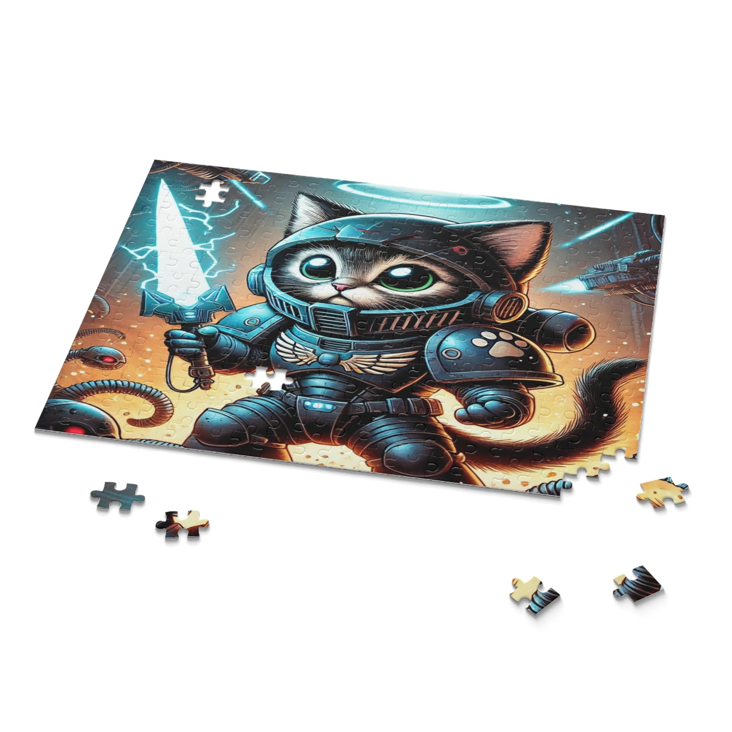 $SKITTEN -- Puzzle (120, 252, 500-Piece) -- Battle Cat