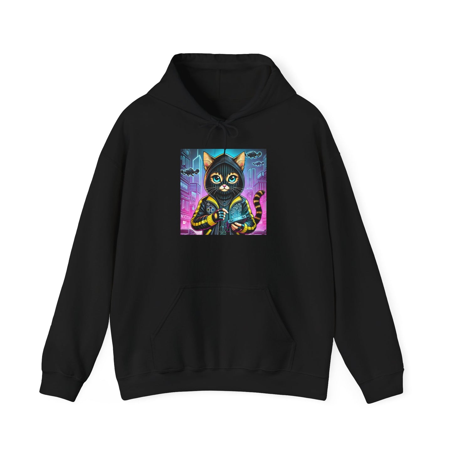 $SKITTEN Unisex Heavy Blend™ Hooded Sweatshirt -- CyberPunk