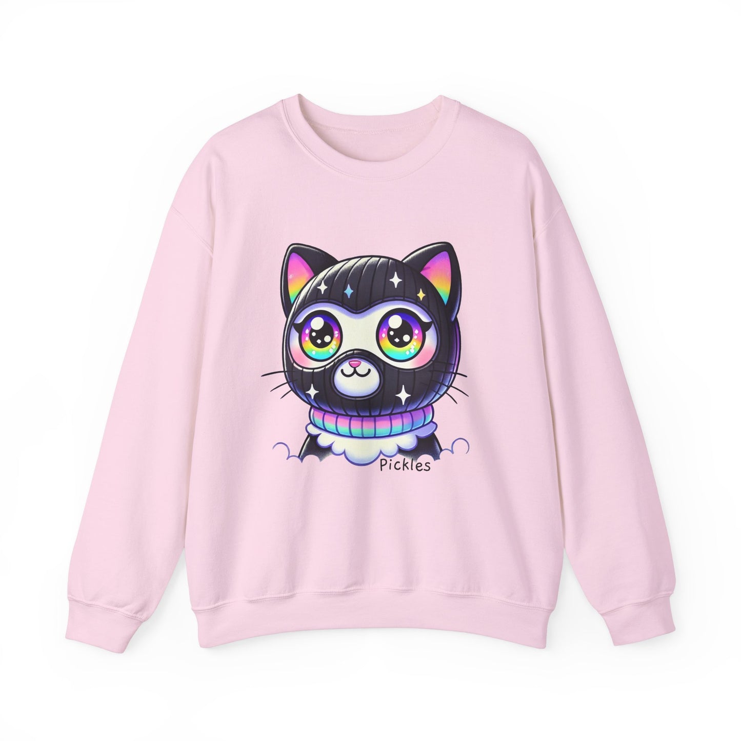 $SKITTEN -- Unisex Heavy Blend™ Crewneck Sweatshirt -- Pickles, pink